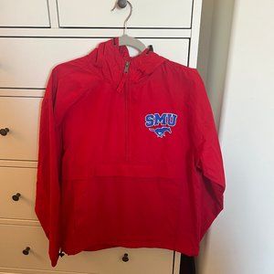 SMU quarter zip windbreaker size S